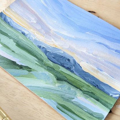 ’Spring Memories’ Original Painting || 5x7 - Colorado Springs - abstract - Acrylic - Artwork