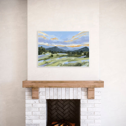 ’Steamboat Summer’ Art Print - Steamboat Springs Colorado Wall Decor - abstract - Artwork - Landscape