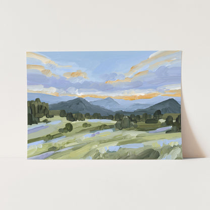 ’Steamboat Summer’ Art Print - Paper / 5x7 in / No Frame - Steamboat Springs Colorado Wall Decor - abstract - Artwork