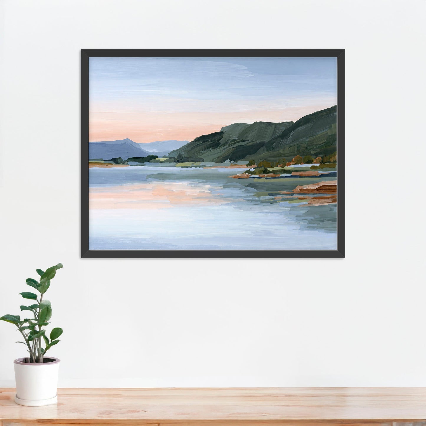 ’Still Waters’ Art Print - Paper / 5x7 in / Black Frame - Colorado Mountain Landscape - Lake