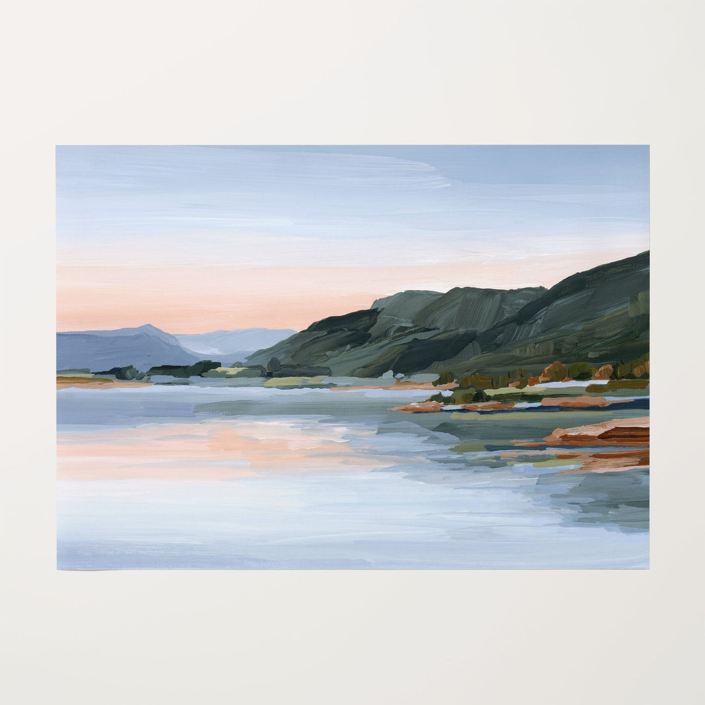 ’Still Waters’ Art Print - Rolled Canvas / 8x10 in / No Frame - Colorado Mountain Landscape - Lake