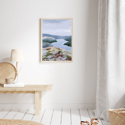 ’Stop at the Fjord’ Art Print - Norway Scenery Wall Decor - abstract - Artwork - Europe - Fjord