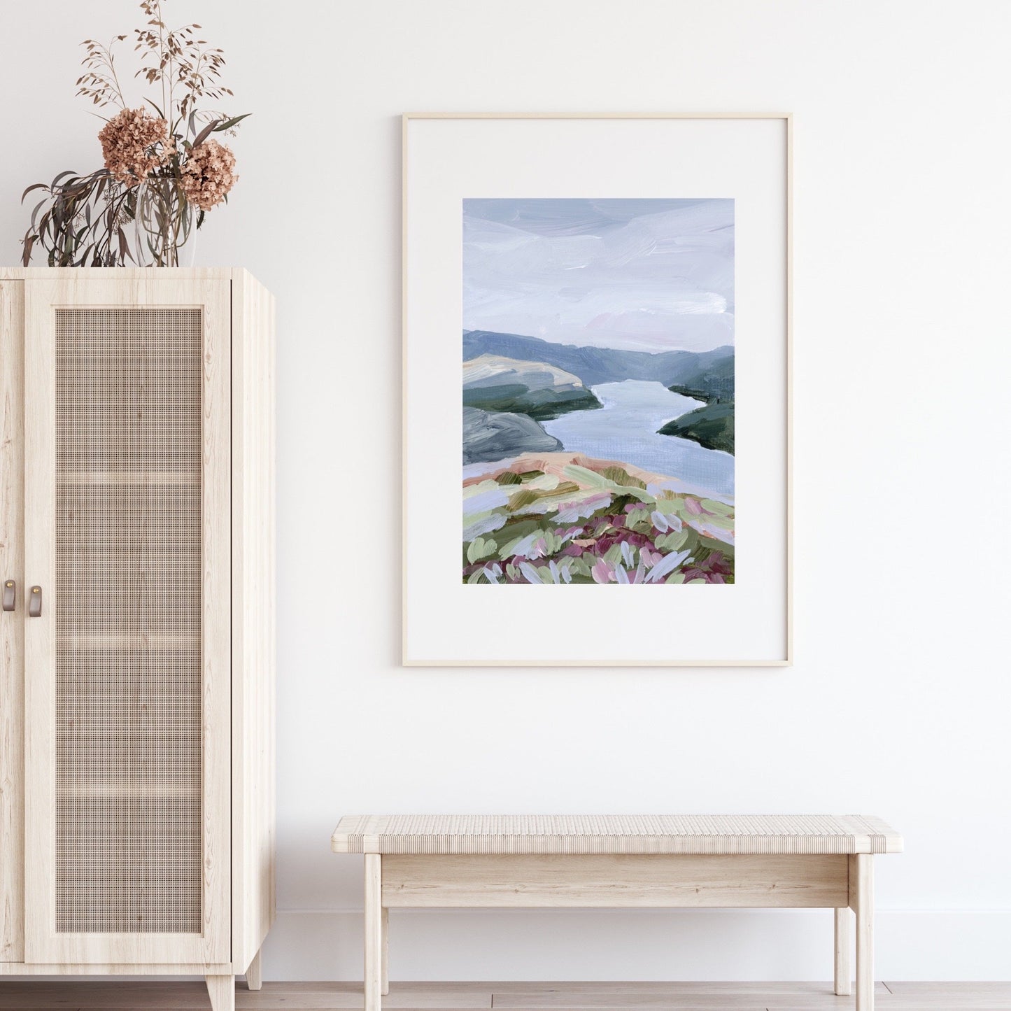 ’Stop at the Fjord’ Art Print - Norway Scenery Wall Decor - abstract - Artwork - Europe - Fjord