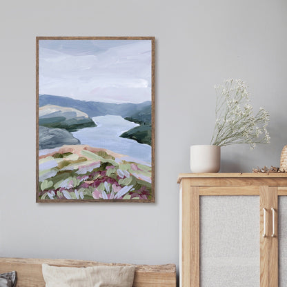 ’Stop at the Fjord’ Art Print - Norway Scenery Wall Decor - abstract - Artwork - Europe - Fjord