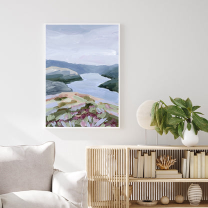 ’Stop at the Fjord’ Art Print - Norway Scenery Wall Decor - abstract - Artwork - Europe - Fjord