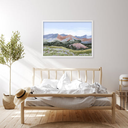 ’Sun Valley I’ Art Print - Idaho Landscape Mountain Wall - ’sun valley’ - abstract - Artwork - Flower