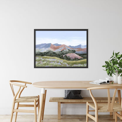 ’Sun Valley I’ Art Print - Idaho Landscape Mountain Wall - ’sun valley’ - abstract - Artwork - Flower