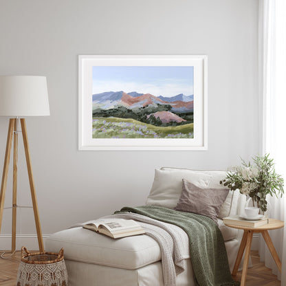 ’Sun Valley I’ Art Print - Idaho Landscape Mountain Wall - ’sun valley’ - abstract - Artwork - Flower
