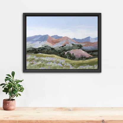 ’Sun Valley I’ Art Print - Stretched Canvas / 8x10 in / Black Frame - Idaho Landscape Mountain Wall - ’sun valley’