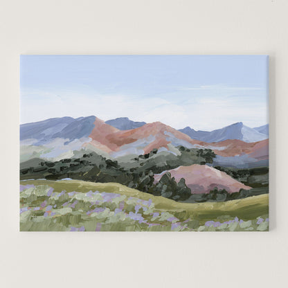 ’Sun Valley I’ Art Print - Stretched Canvas / 8x10 in / No Frame - Idaho Landscape Mountain Wall - ’sun valley’