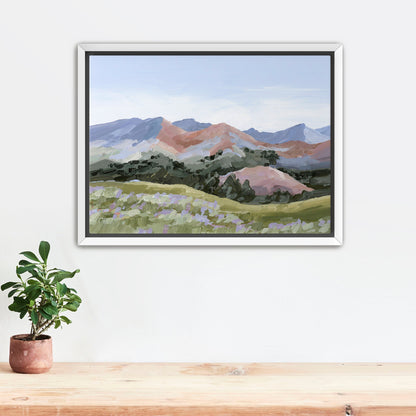 ’Sun Valley I’ Art Print - Stretched Canvas / 8x10 in / White Frame - Idaho Landscape Mountain Wall - ’sun valley’