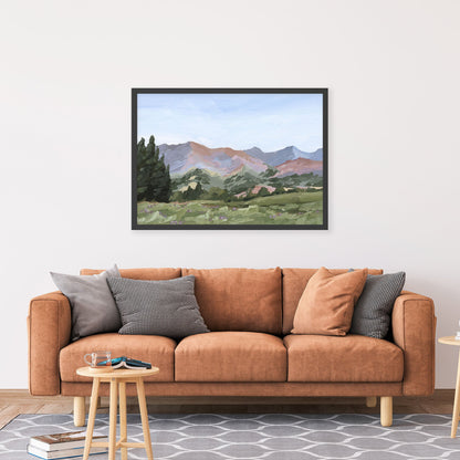 ’Sun Valley II’ Art Print - Idaho Landscape Mountain Wall - ’sun valley’ - abstract - Artwork