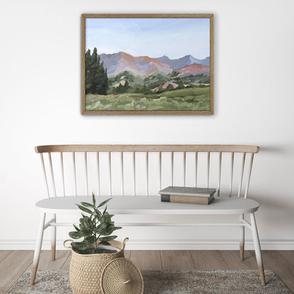 ’Sun Valley II’ Art Print - Idaho Landscape Mountain Wall - ’sun valley’ - abstract - Artwork