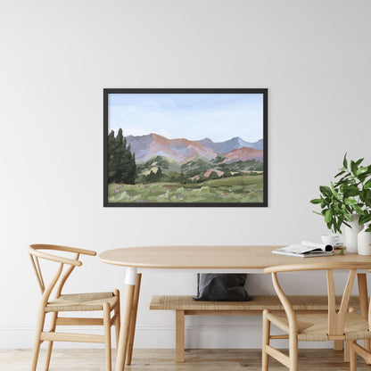 ’Sun Valley II’ Art Print - Idaho Landscape Mountain Wall - ’sun valley’ - abstract - Artwork
