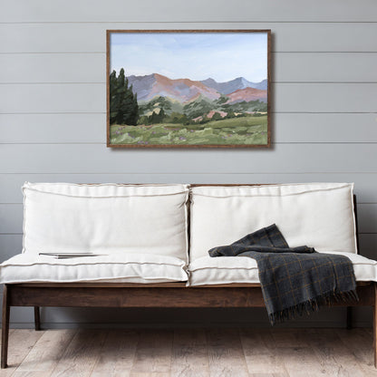 ’Sun Valley II’ Art Print - Idaho Landscape Mountain Wall - ’sun valley’ - abstract - Artwork
