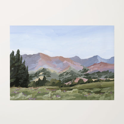’Sun Valley II’ Art Print - Rolled Canvas / 8x10 in / No Frame - Idaho Landscape Mountain Wall - ’sun valley’