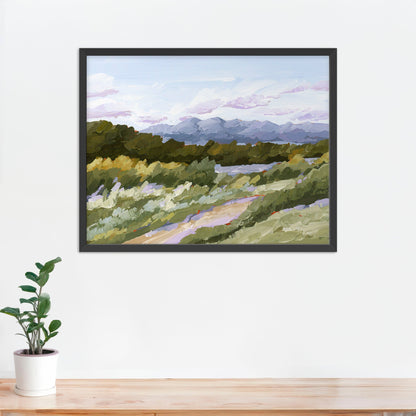 ’Sweet Spot’ Art Print - Paper / 5x7 in / Black Frame - Salida Colorado Landscape Painting - Autumn - Fall