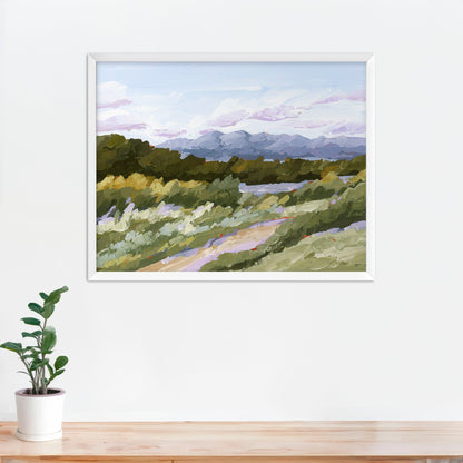 ’Sweet Spot’ Art Print - Paper / 5x7 in / White Frame - Salida Colorado Landscape Painting - Autumn - Fall