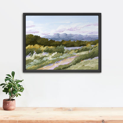 ’Sweet Spot’ Art Print - Stretched Canvas / 8x10 in / Black Frame - Salida Colorado Landscape Painting - Autumn - Fall