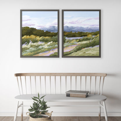 ’Sweet Spot’ Diptych Art Print || Set of 2 - abstract - Artwork - Autumn - Colorado