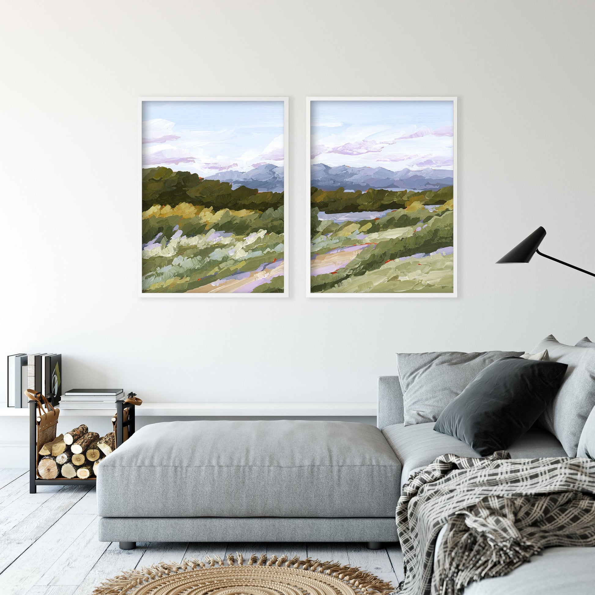 ’Sweet Spot’ Diptych Art Print || Set of 2 - abstract - Artwork - Autumn - Colorado