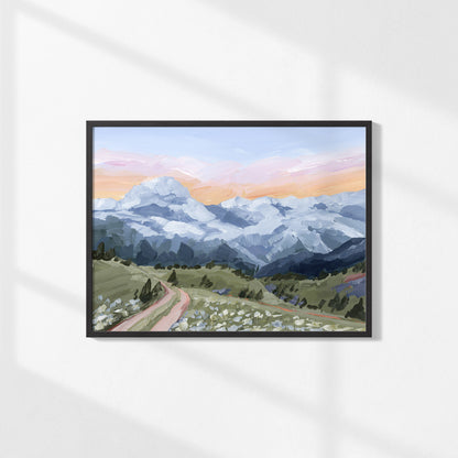 "Switzerland Dream" Art Print