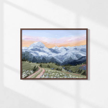 "Switzerland Dream" Art Print