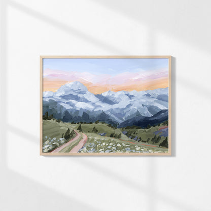 "Switzerland Dream" Art Print