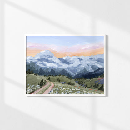 "Switzerland Dream" Art Print
