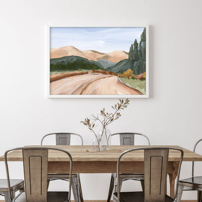 ’The Brink of Winter’ Art Print - Colorado Landscape Painting - Fall - Mountain