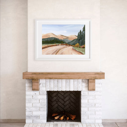 ’The Brink of Winter’ Art Print - Colorado Landscape Painting - Fall - Mountain