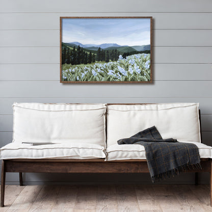’The Scent of Pine’ Art Print - Colorado Mountain Wall - abstract - Artwork - Estes Park