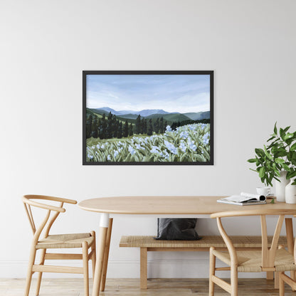 ’The Scent of Pine’ Art Print - Colorado Mountain Wall - abstract - Artwork - Estes Park