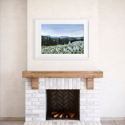 ’The Scent of Pine’ Art Print - Colorado Mountain Wall - abstract - Artwork - Estes Park
