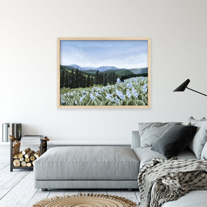 ’The Scent of Pine’ Art Print - Colorado Mountain Wall - abstract - Artwork - Estes Park