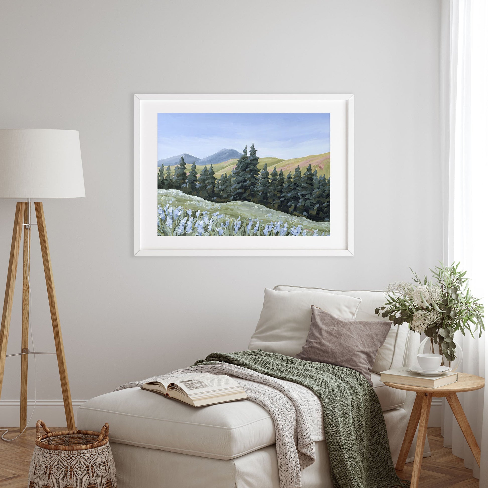 ’Toward the Summit’ Art Print - Colorado Landscape Wall - abstract - Artwork - Durango