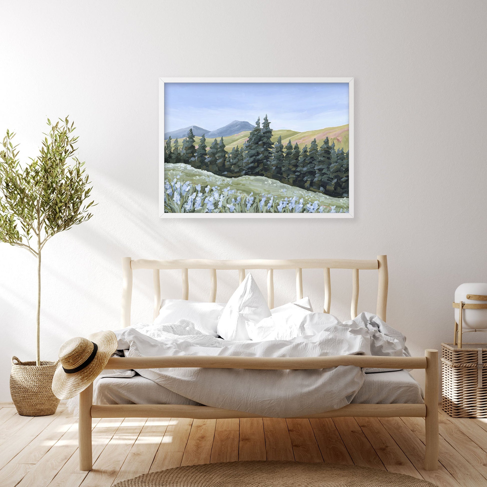 ’Toward the Summit’ Art Print - Colorado Landscape Wall - abstract - Artwork - Durango