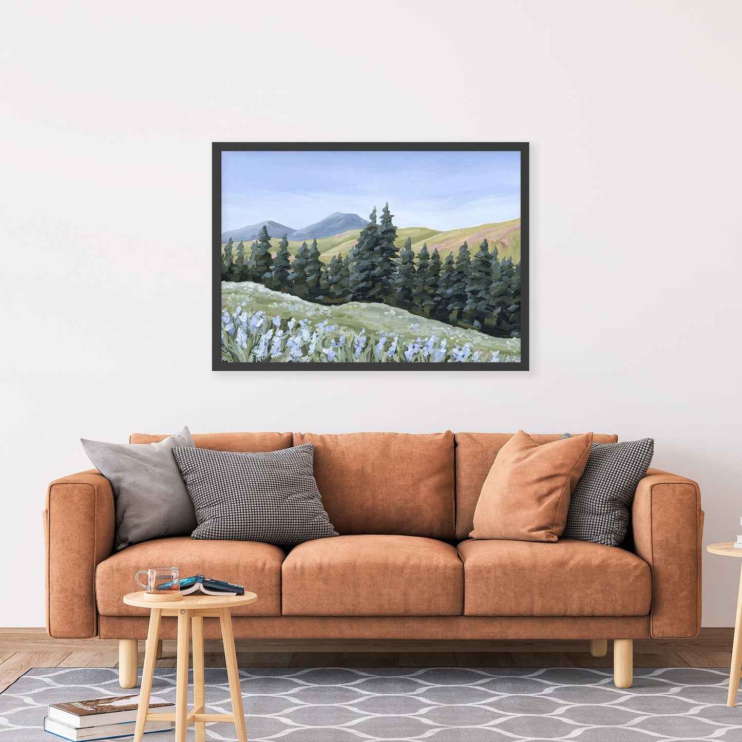 ’Toward the Summit’ Art Print - Colorado Landscape Wall - abstract - Artwork - Durango