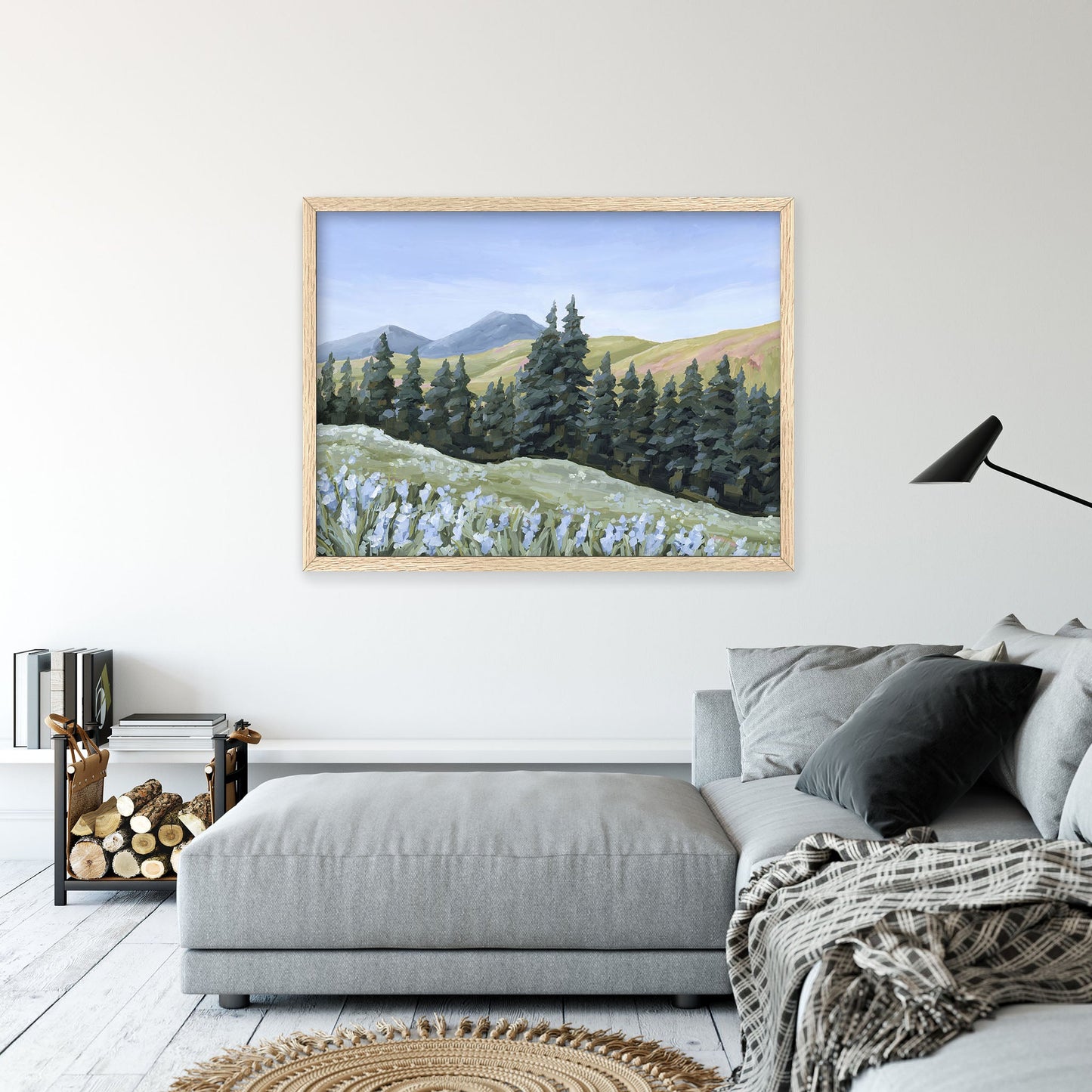 ’Toward the Summit’ Art Print - Colorado Landscape Wall - abstract - Artwork - Durango