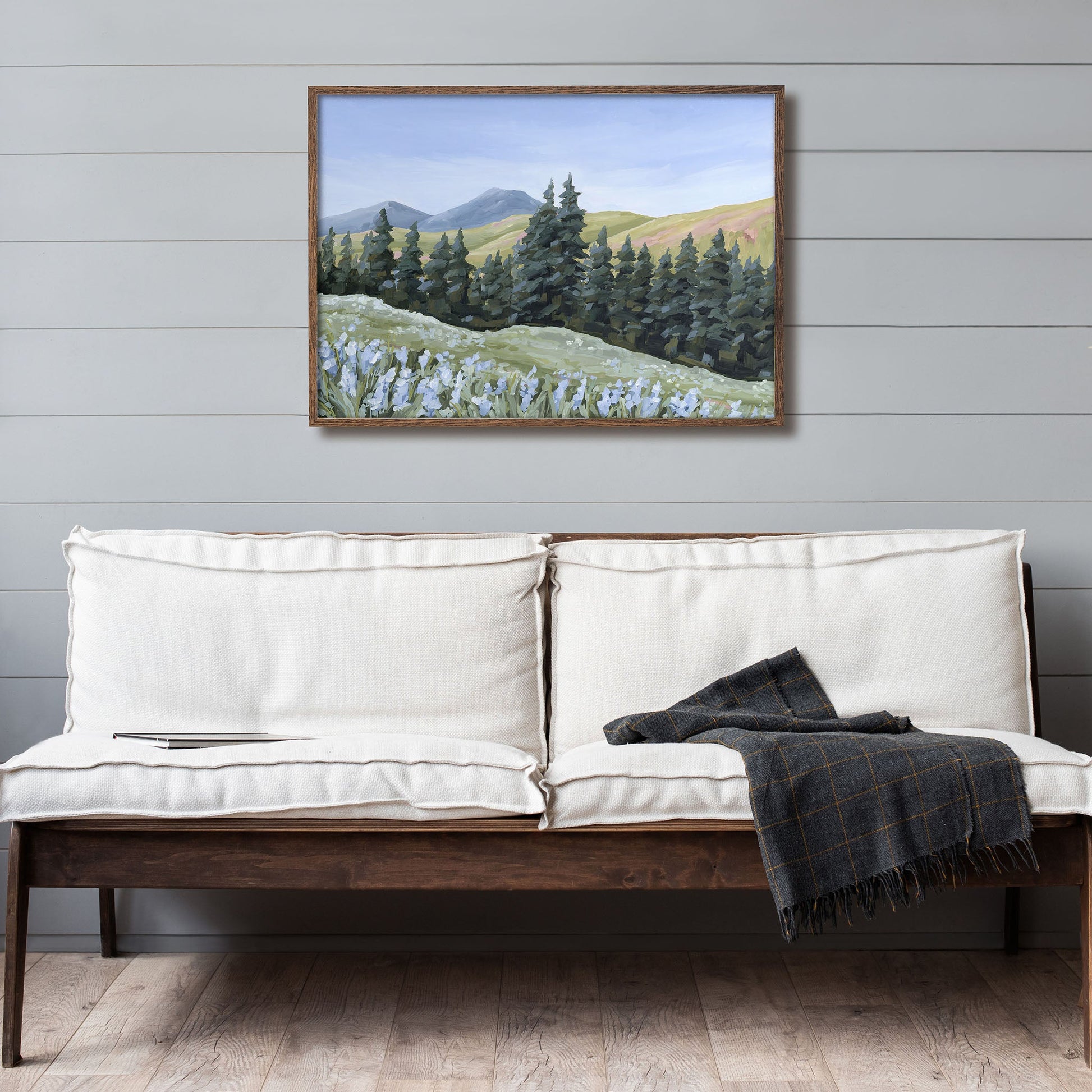 ’Toward the Summit’ Art Print - Colorado Landscape Wall - abstract - Artwork - Durango