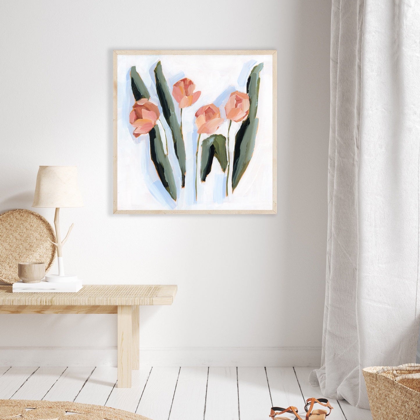 ’Tulip Dance’ Art Print - Flower Still Life Wall - Artwork - botanical - Flowers