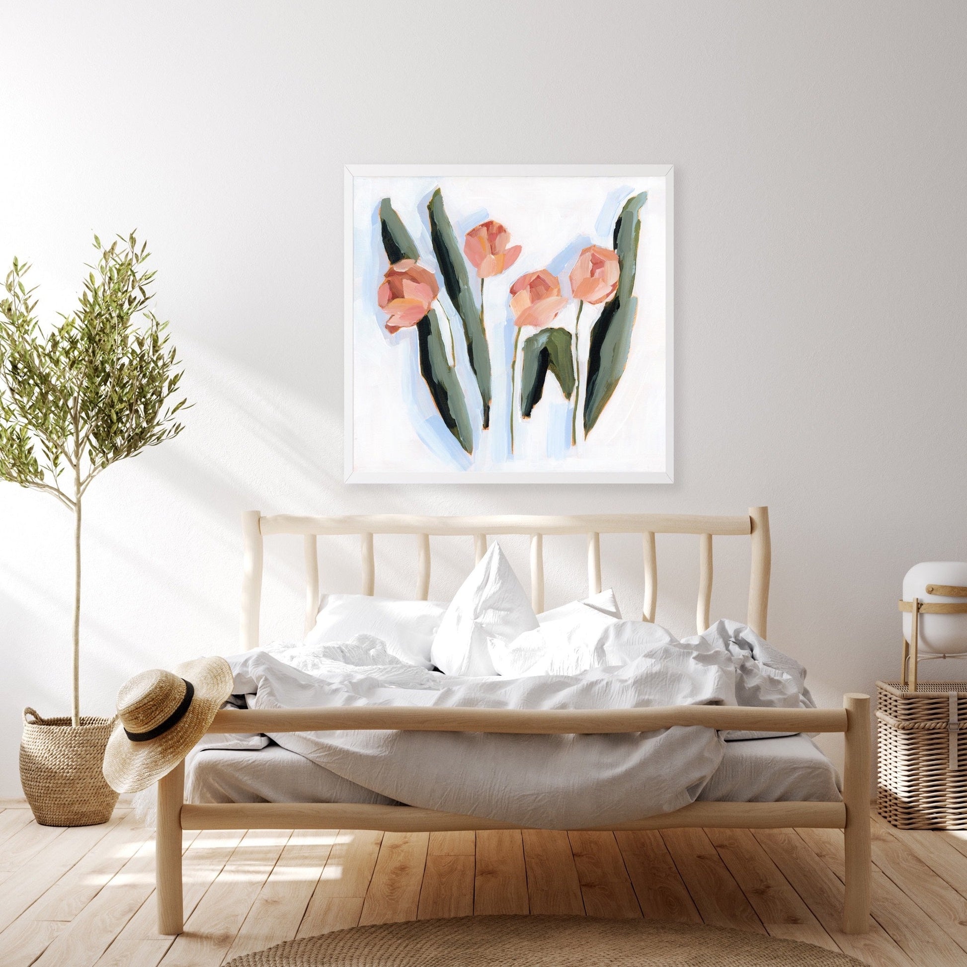 ’Tulip Dance’ Art Print - Flower Still Life Wall - Artwork - botanical - Flowers