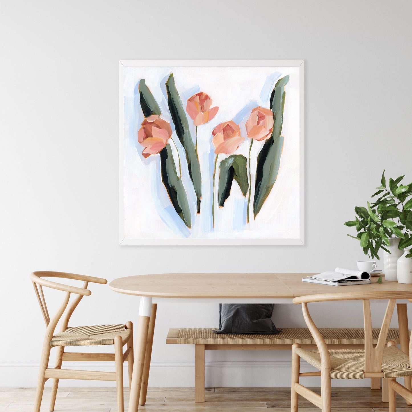 ’Tulip Dance’ Art Print - Flower Still Life Wall - Artwork - botanical - Flowers