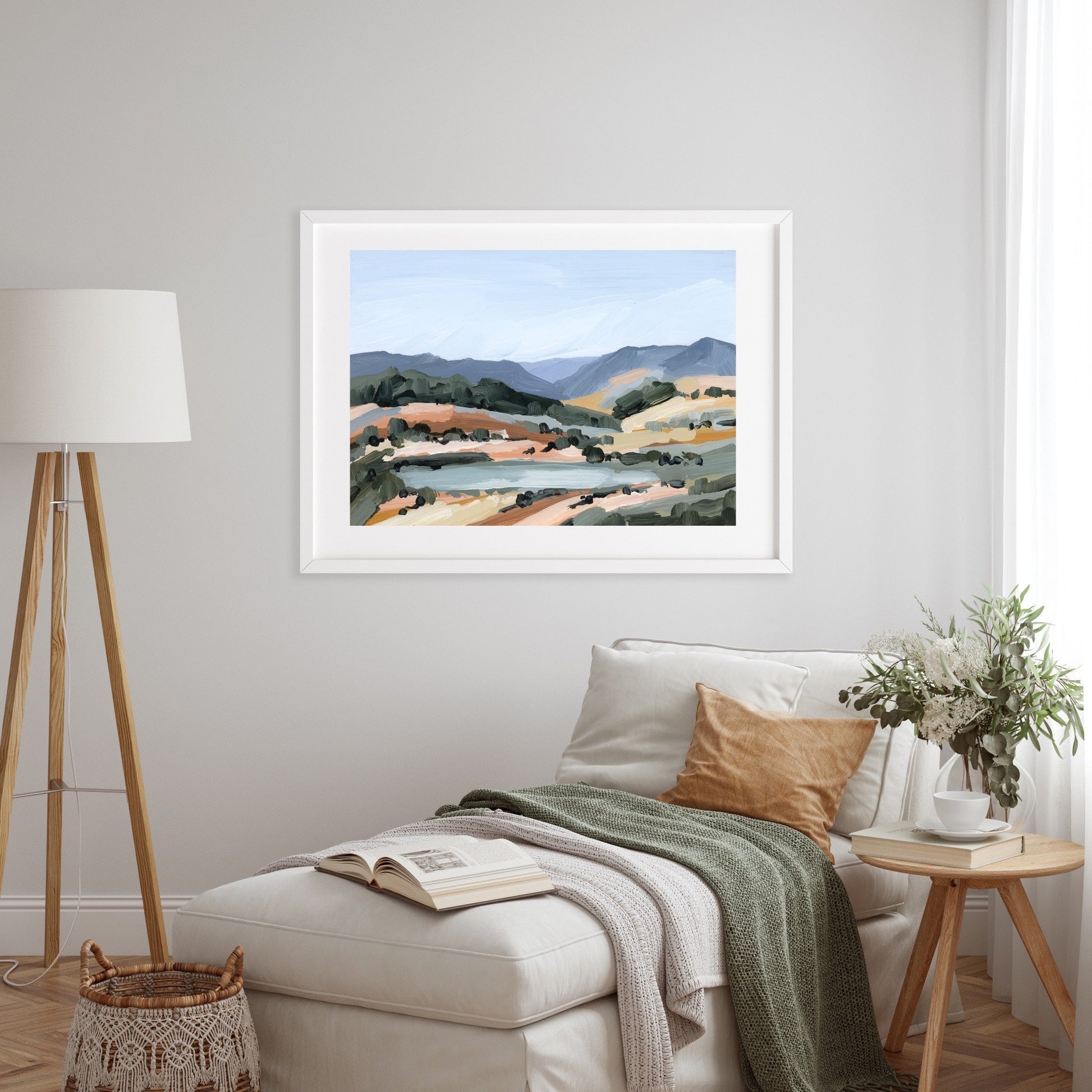 ’View from Here’ Art Print - Utah Landscape Wall - From - Artwork - Desolation Lake