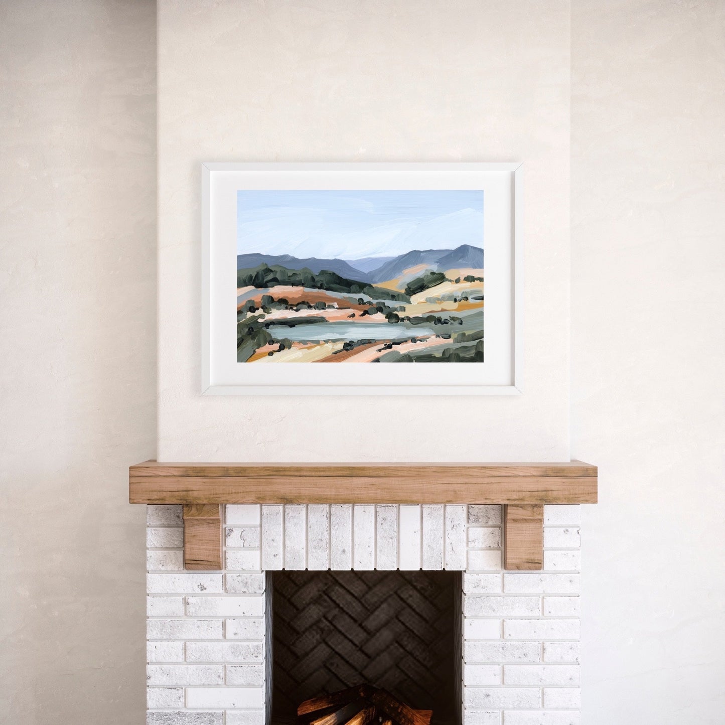 ’View from Here’ Art Print - Utah Landscape Wall - From - Artwork - Desolation Lake