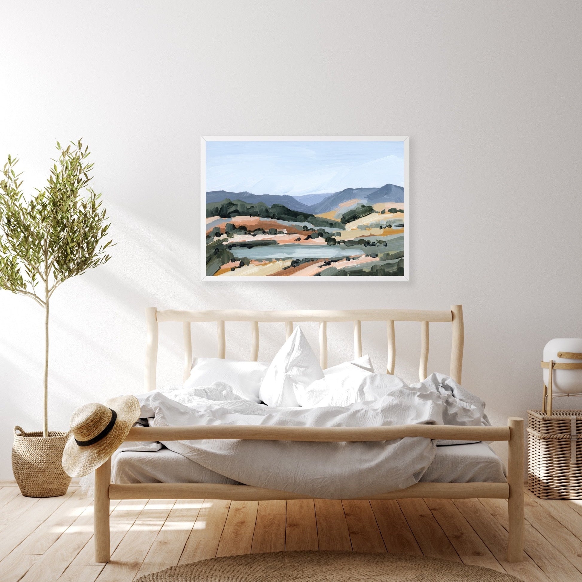 ’View from Here’ Art Print - Utah Landscape Wall - From - Artwork - Desolation Lake