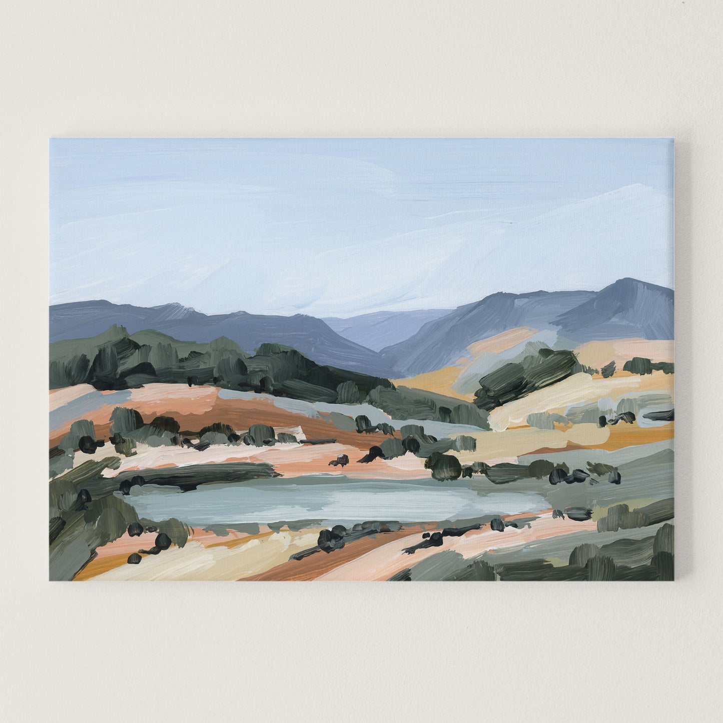 ’View from Here’ Art Print - Stretched Canvas / 8x10 in / No Frame - Utah Landscape Wall - From - Artwork