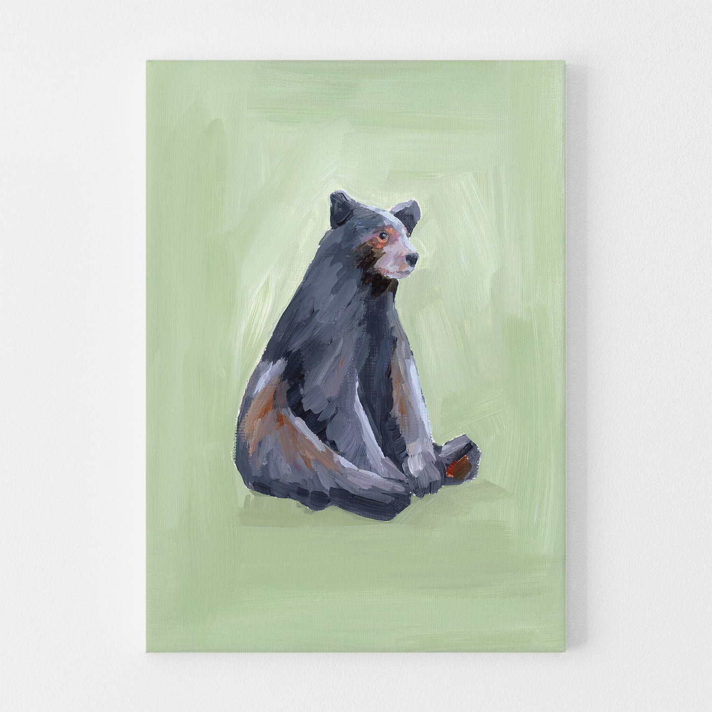 ’Waiting for a Snack’ Art Print - Stretched Canvas / 8x10 in / No Frame - Nursery Wall - animal - animals - Artwork