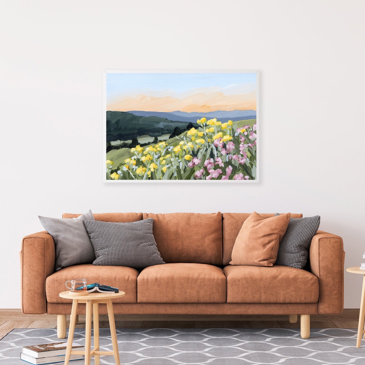 ’Wasatch Wildflowers’ Art Print - Utah Wall - abstract - Artwork - Flower - Flowers