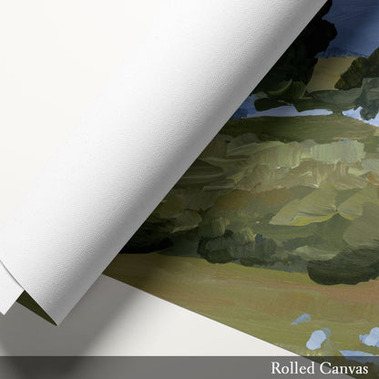 ’Western Edge’ Diptych Art Print || Set of 2 - abstract - Artwork - Flower